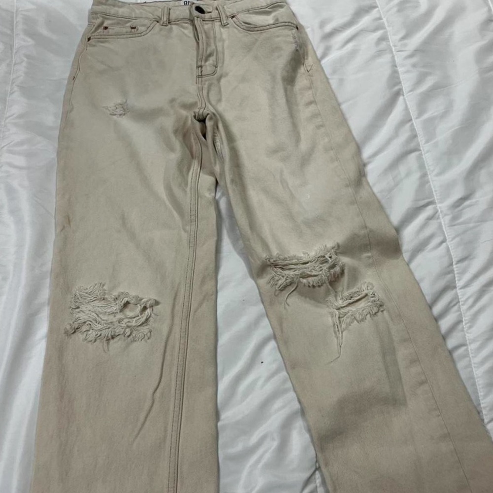 BDG Light Tan Straight Jeans